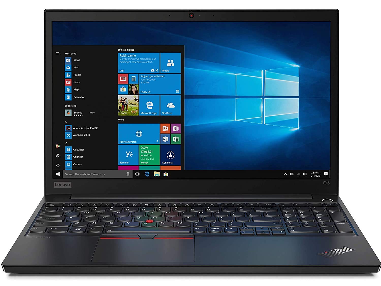 ThinkPad E15 for writers
