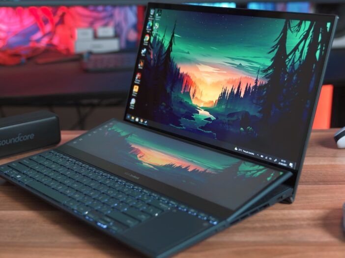 Gaming laptop setup image