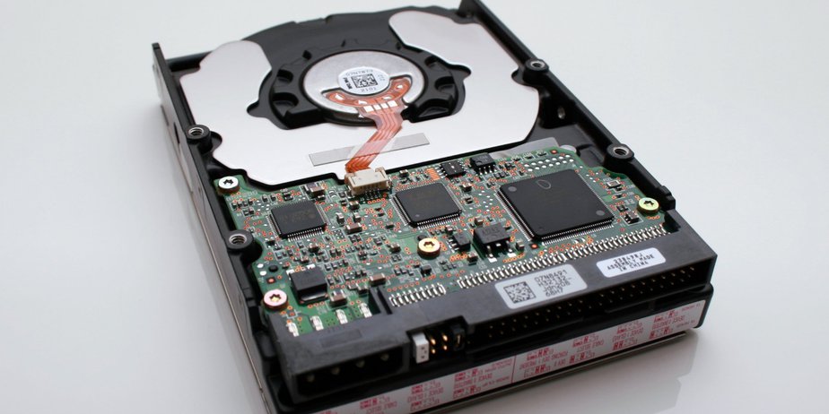 HDD flipped over image