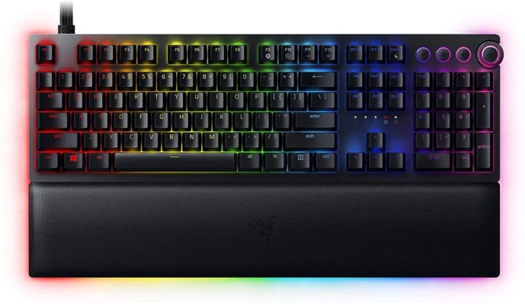 The Razer Huntsman V2 Analog Gaming Keyboard