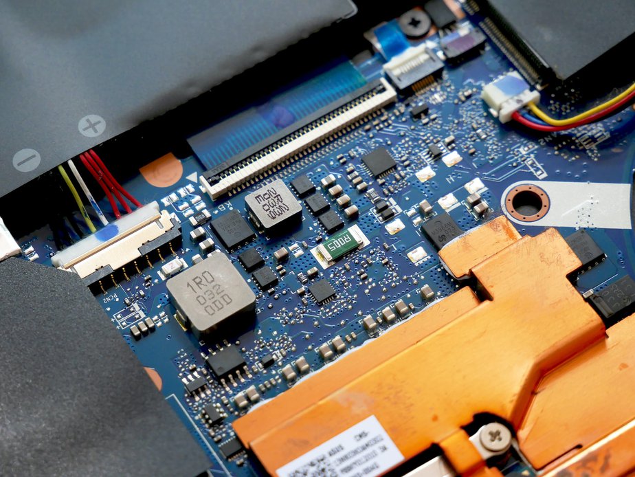 Laptop circuit board image