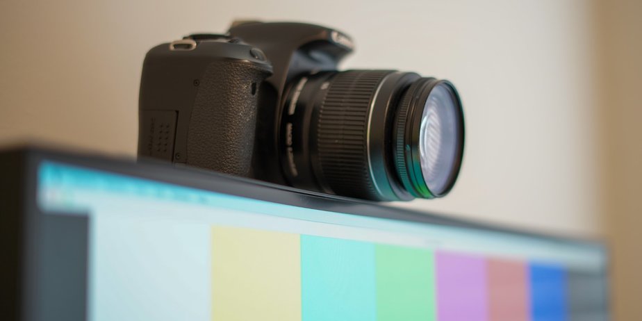 DSLR as a webcam image