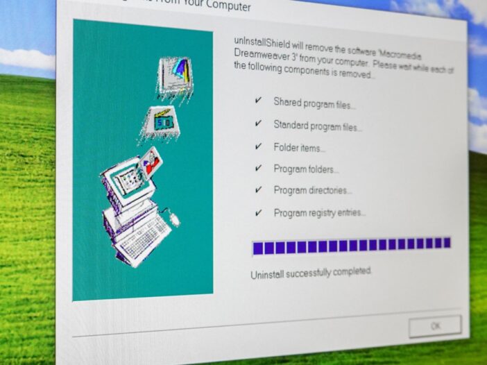 Laptop installation image