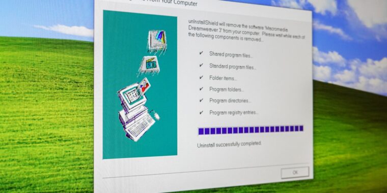 Laptop installation image