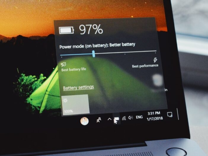 laptop battery life indicator