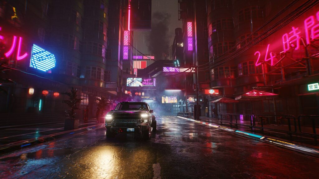 Cyberpunk Ray Tracing demo