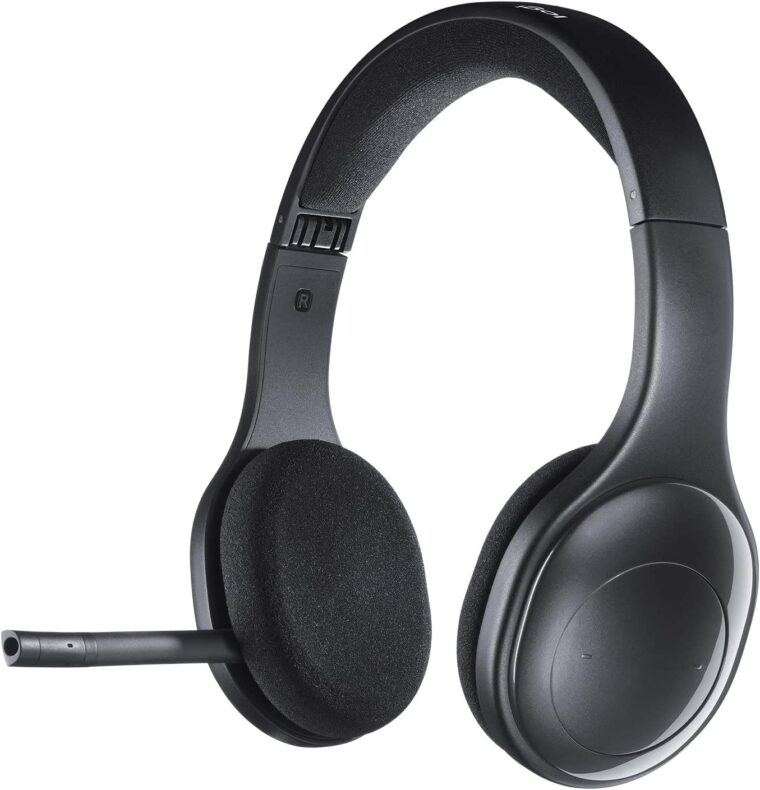 laptop headphones with mic Logitech H800