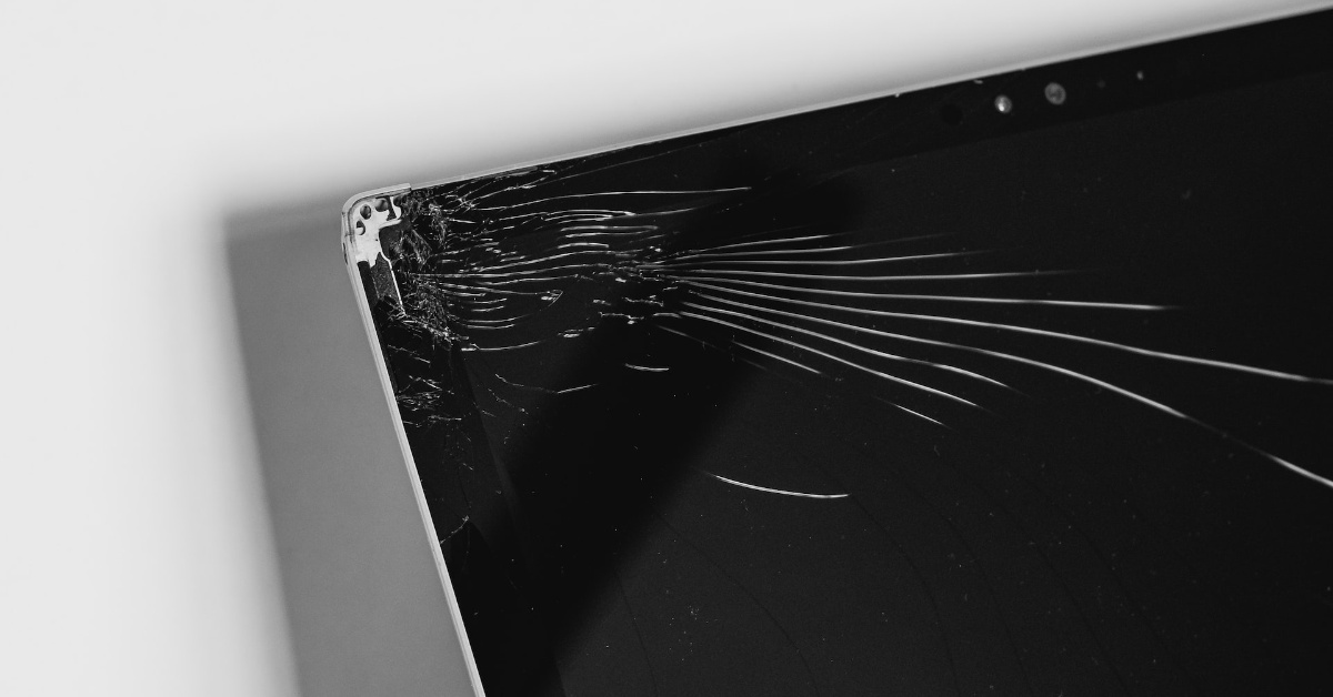 Broken screen image