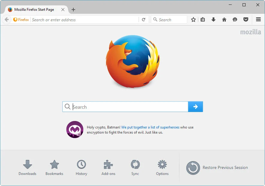 Firefox browser image