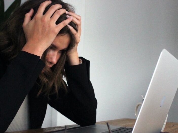 laptop and stress image