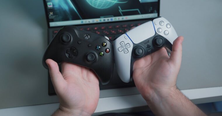 xbox and dualsense controller