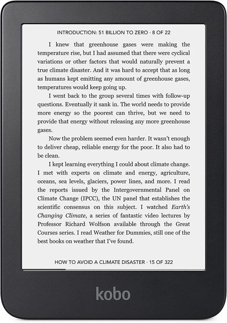 best kobo ereaders Kobo Clara 2E 6 inch