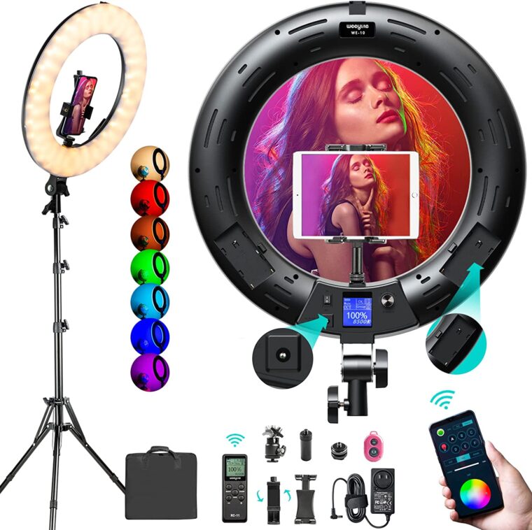 Weeylite 18-inch RGB Ring Light Kit image