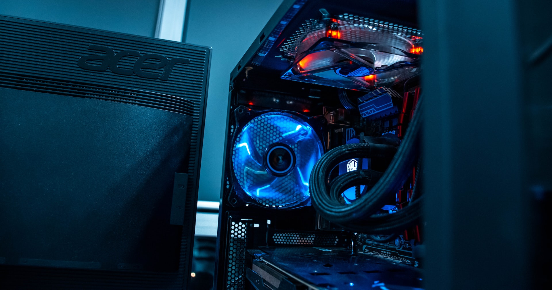 colorful PC fans image