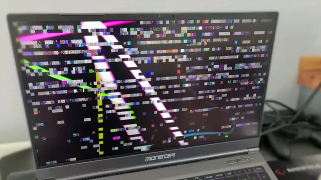laptop screen artifacts image