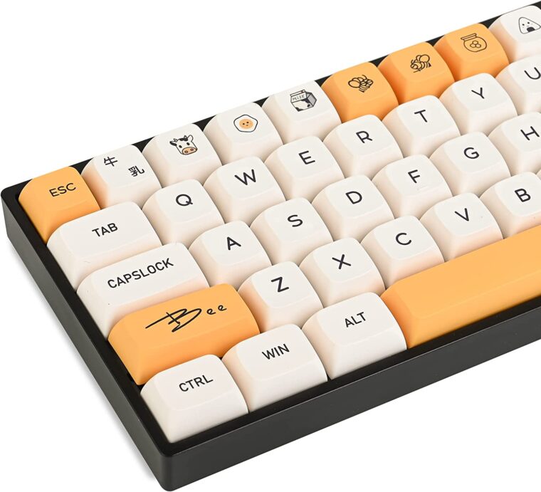 GTSP XDA Honey Milk Keycaps image