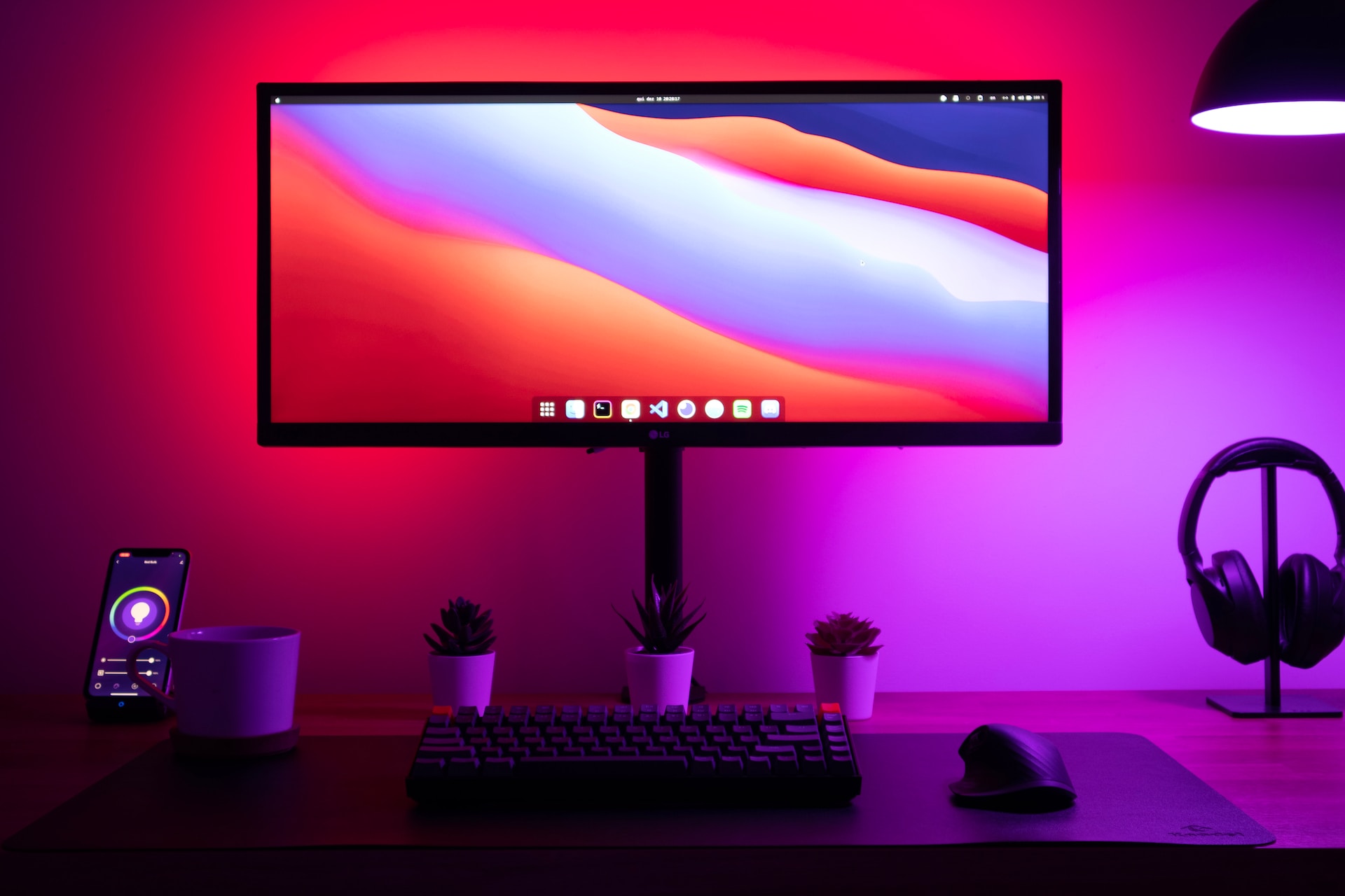 colorful monitor image