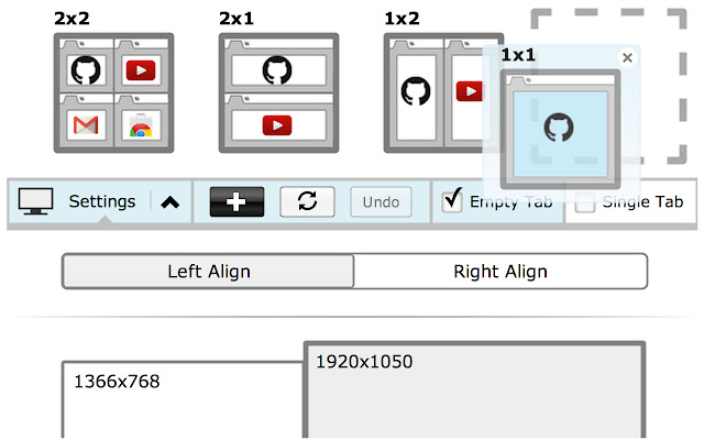 tab resize extension