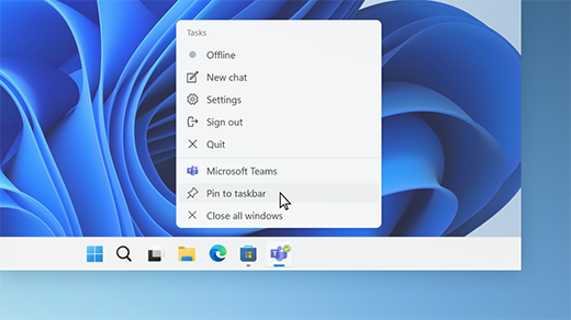 windows 11 taskbar image