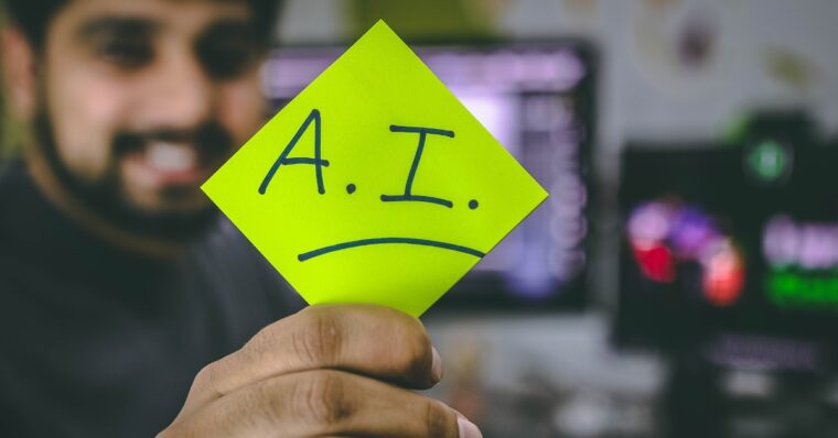 AI sticky note image