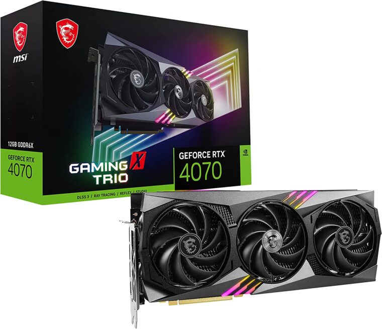 MSI Gaming GeForce RTX 4070 Gaming X Trio