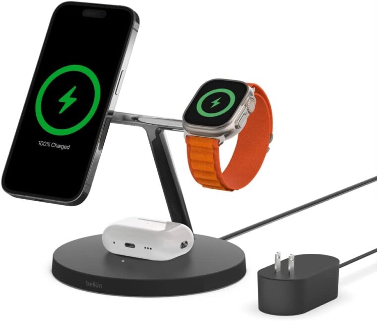 Belkin MagSafe 3-in-1 Wireless Charging Stand image