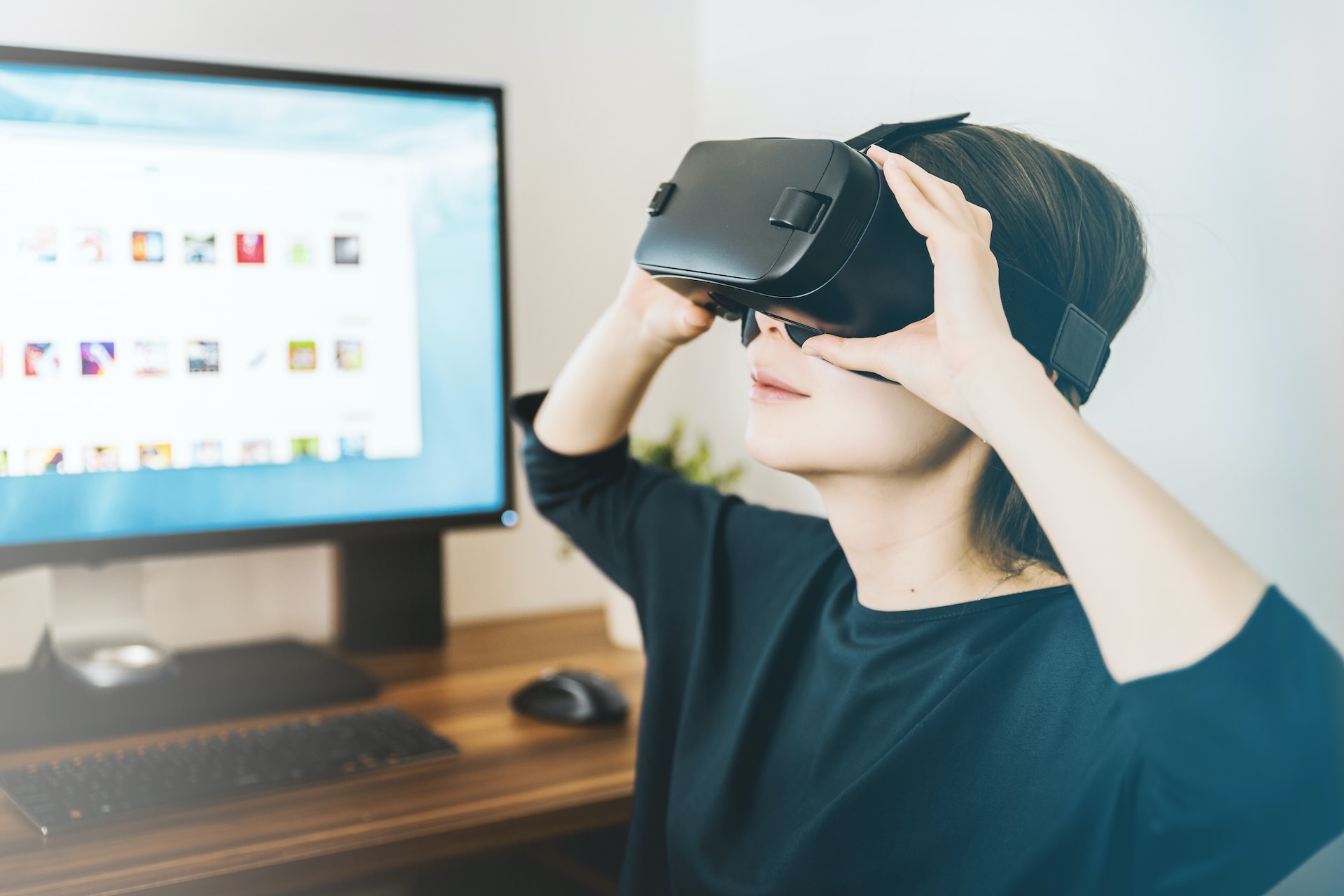 VR headset usage