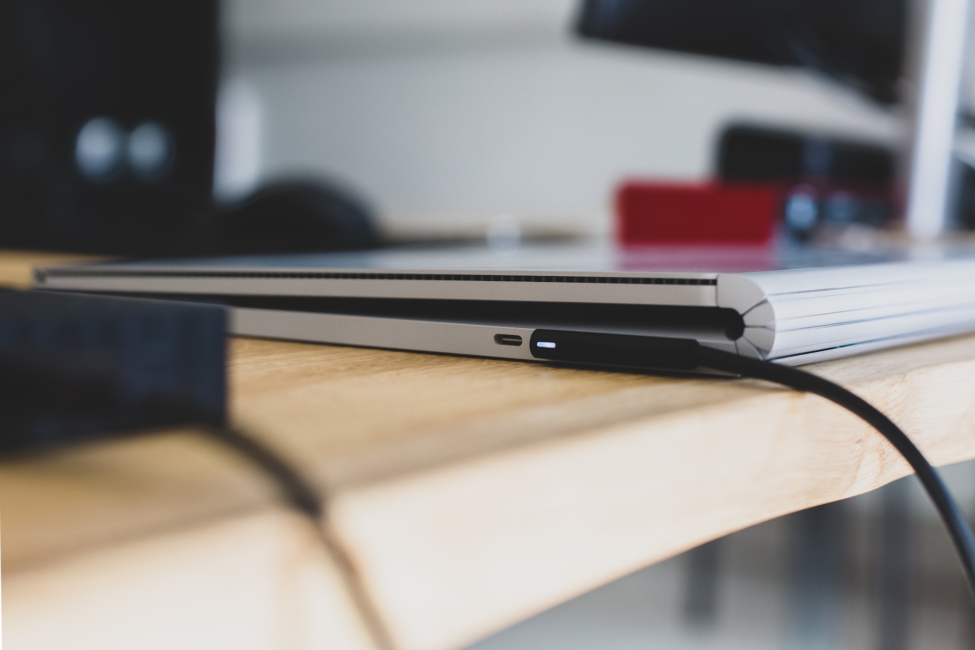 Charging laptop