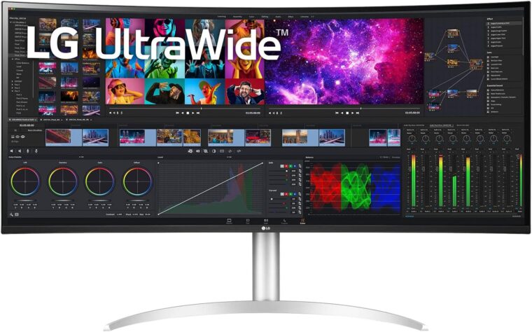 LG 40WP95C-W 40” UltraWide Curved WUHD image
