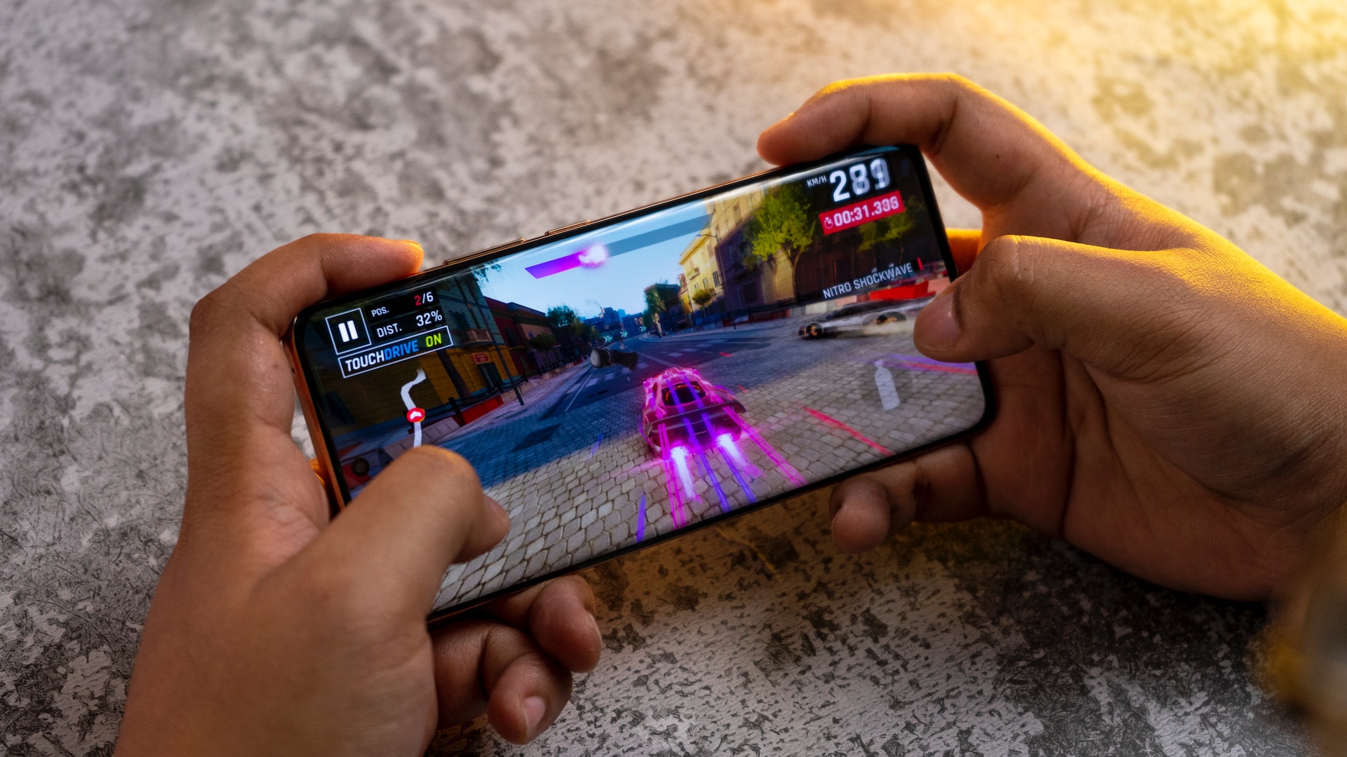 Smartphone gaming image