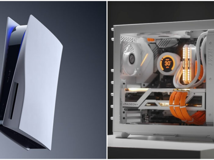 console vs gaming PC image