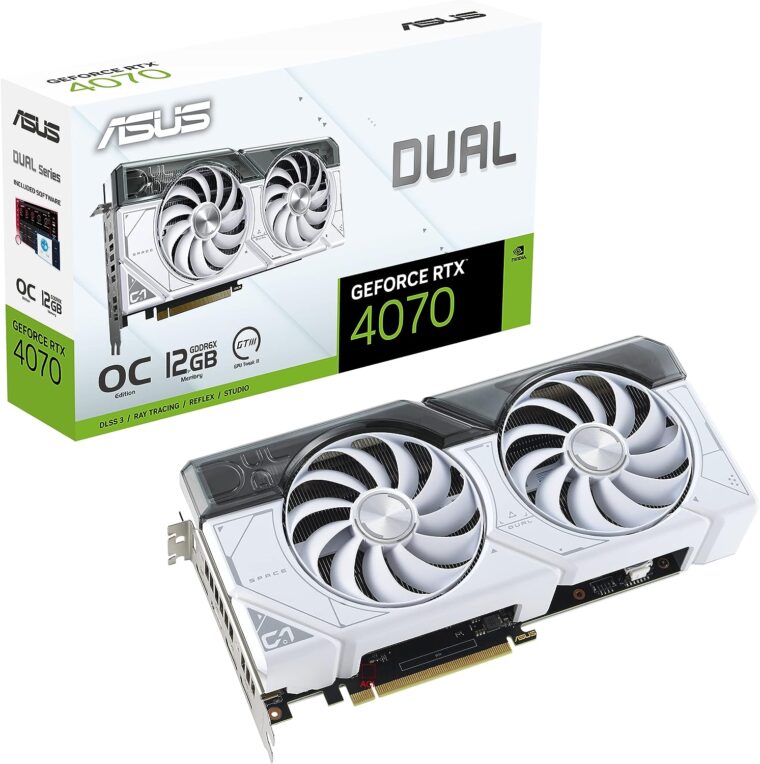 Asus Dual GeForce RTX 4070 White OC Edition image