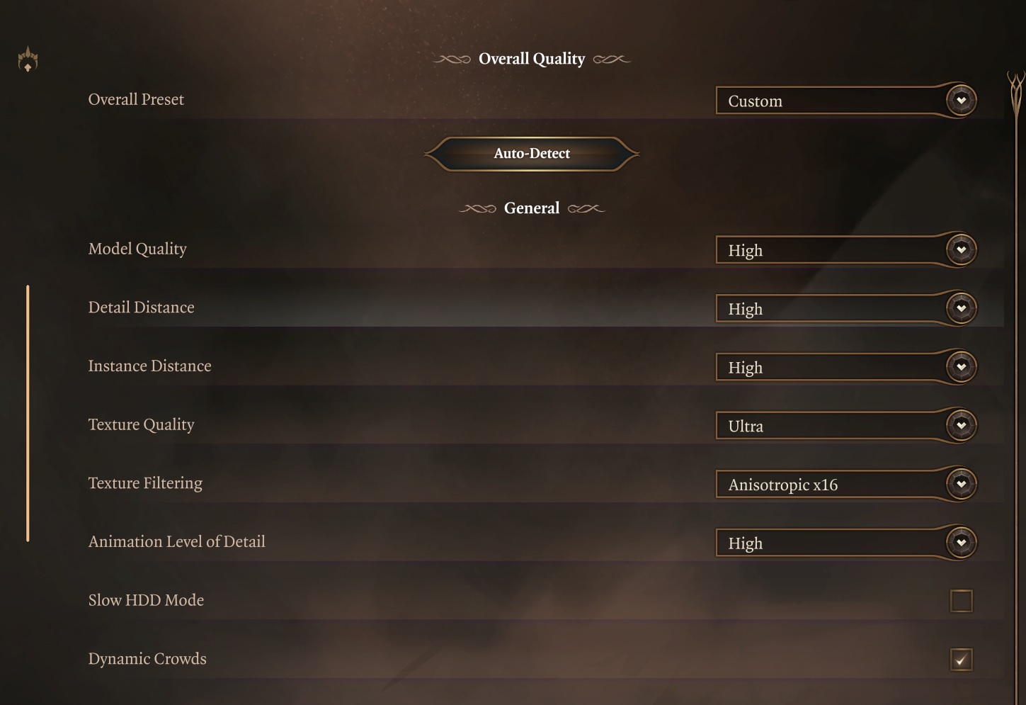 BG3 general settings image