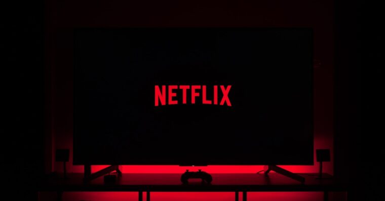 Netflix on a TV image