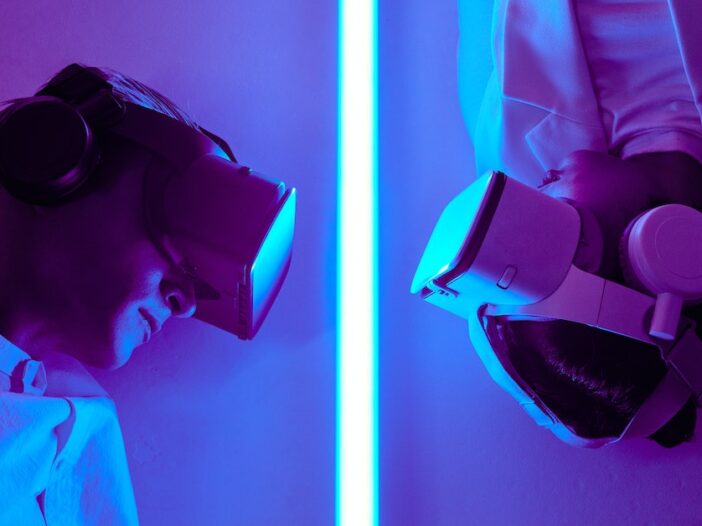 dual VR headsets image