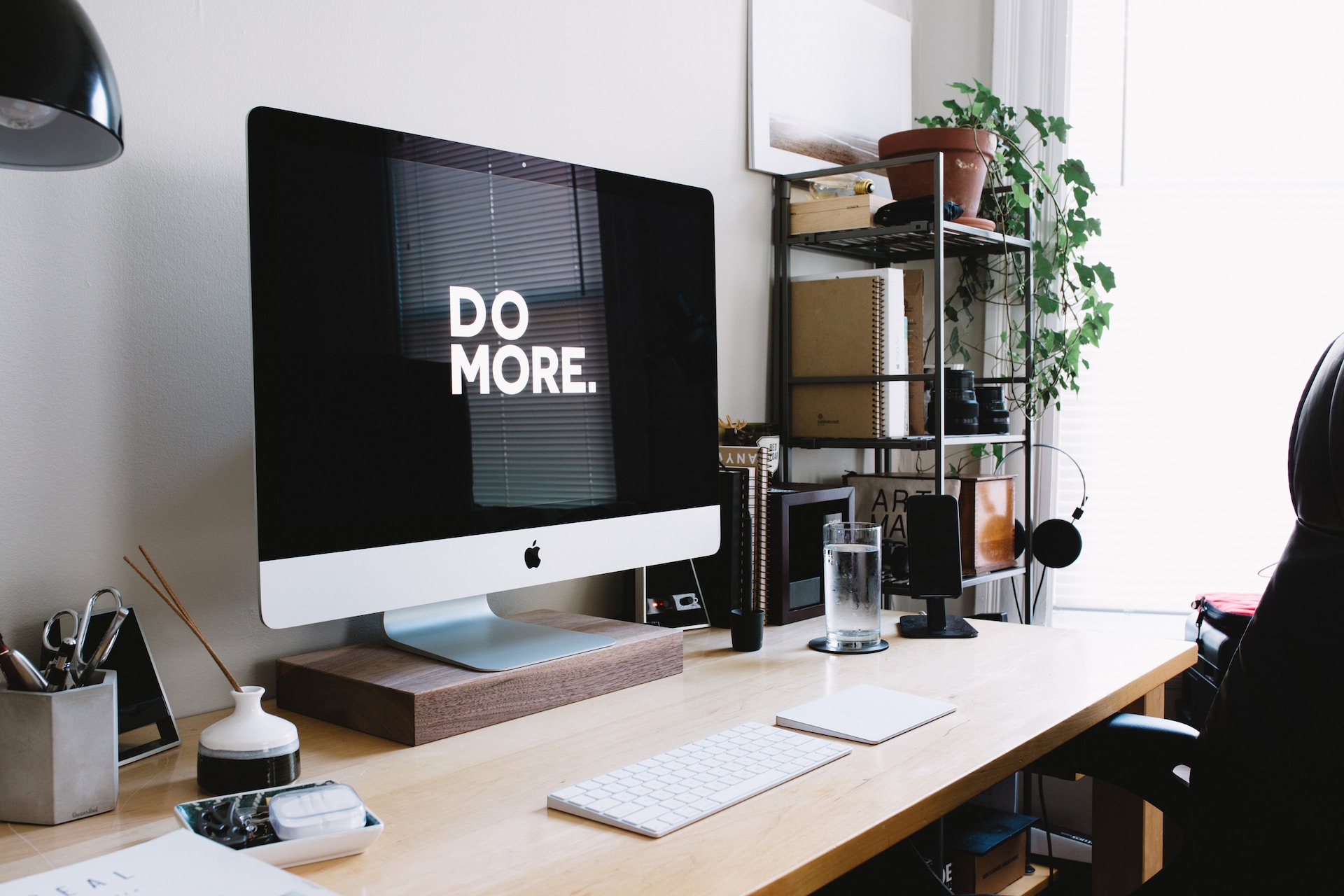 iMac work setup