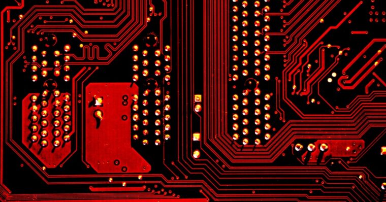 AMD motherboard image