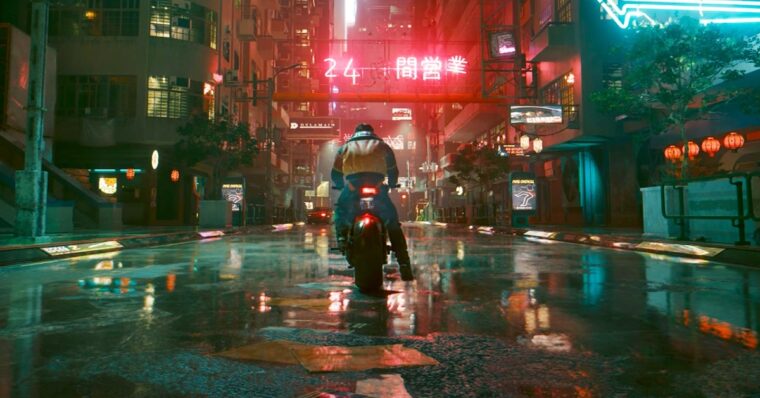 Cyberpunk 2077 with ray tracing