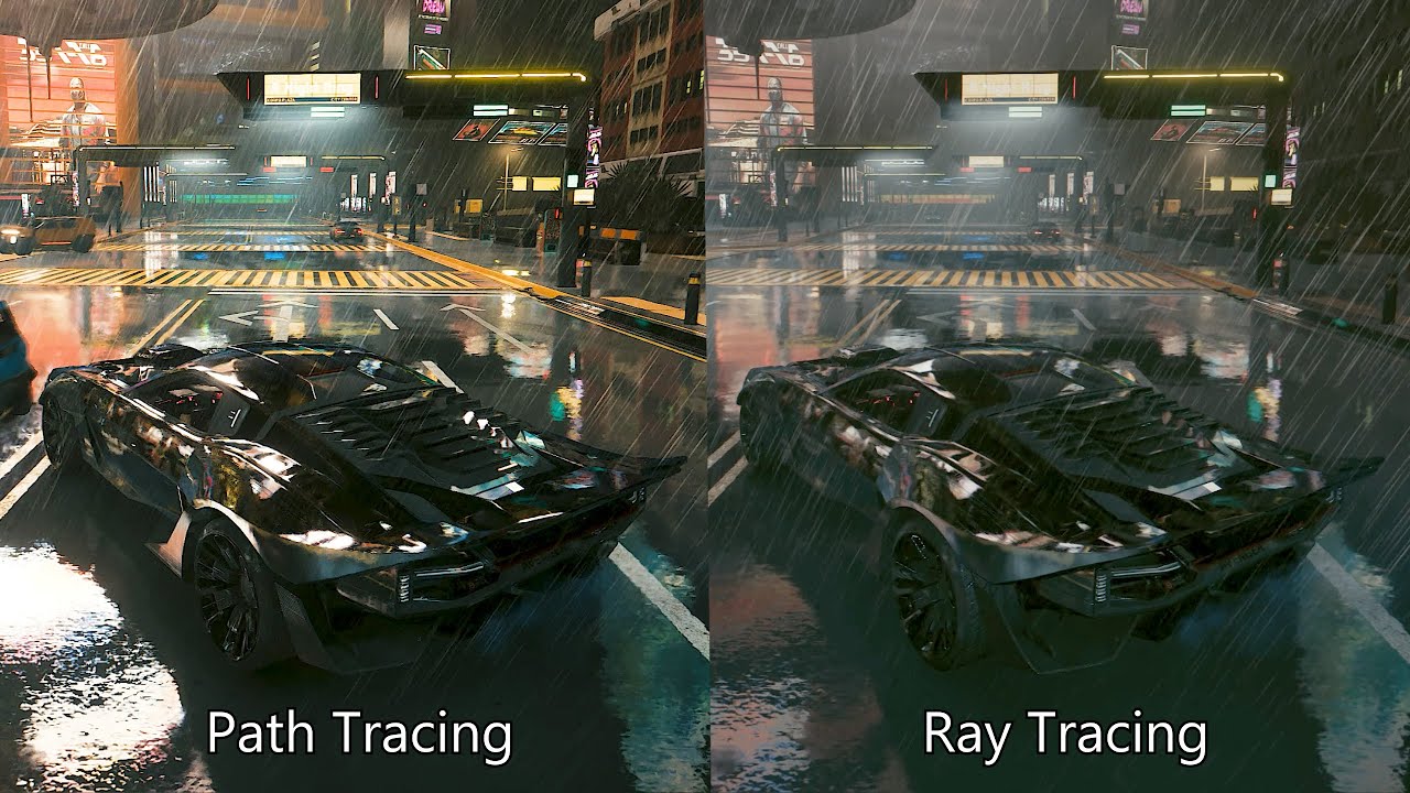 Path tracing vs ray tracing