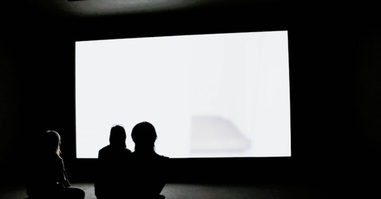 White screen image