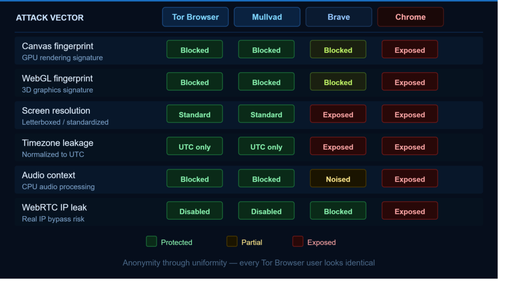 Secure dark web browsers for to browsing