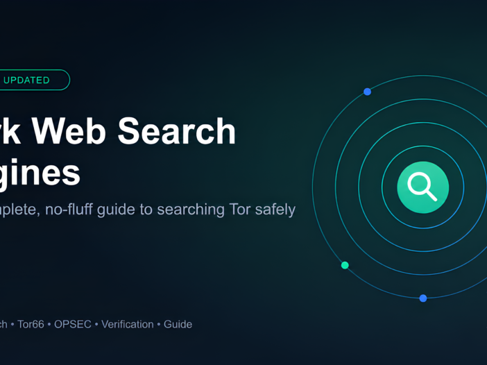 Best list of dark web search engines