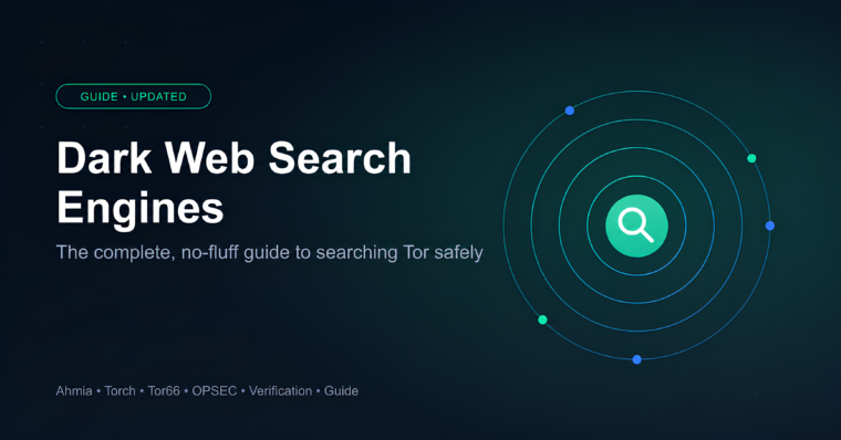 Best list of dark web search engines